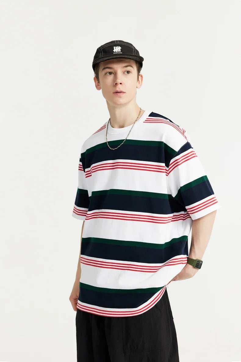 Klasyczny T-shirt w paski
