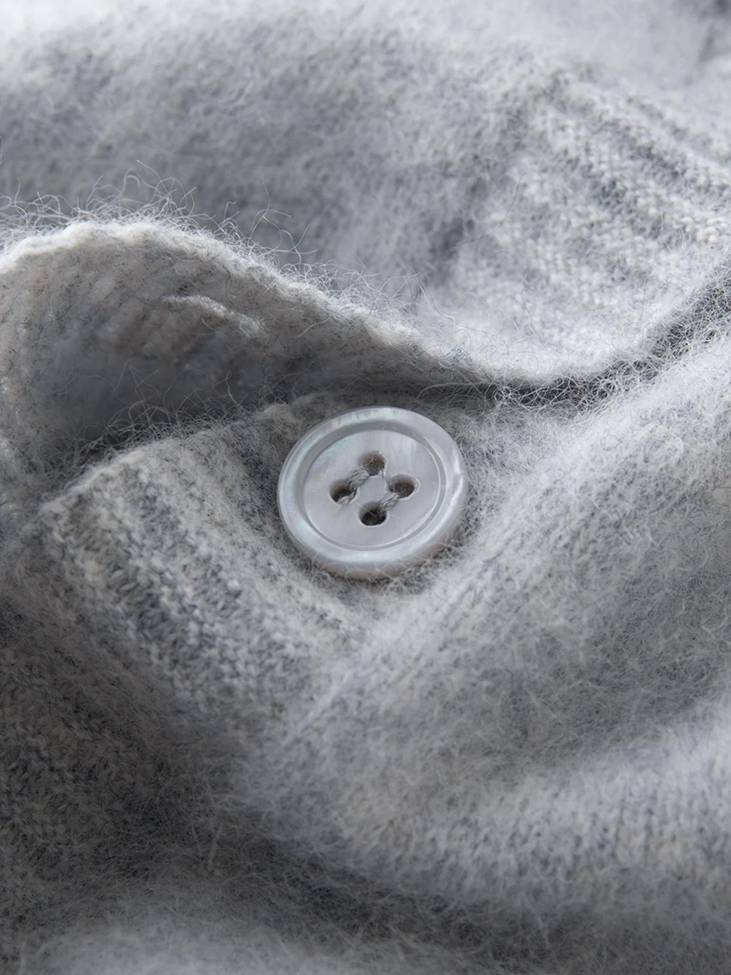 Kardigan dzianinowy z mieszanki wełny