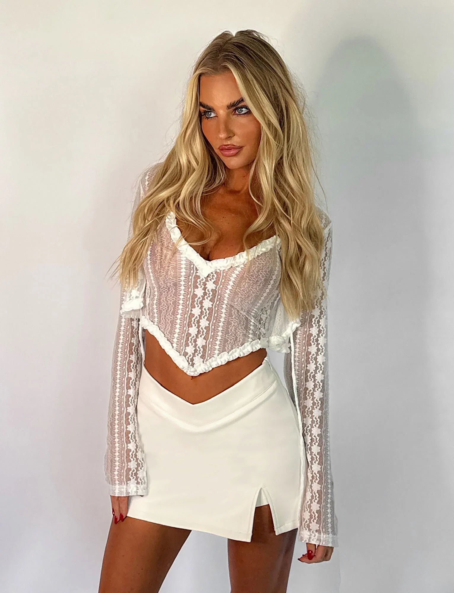 Elegancki krótki top