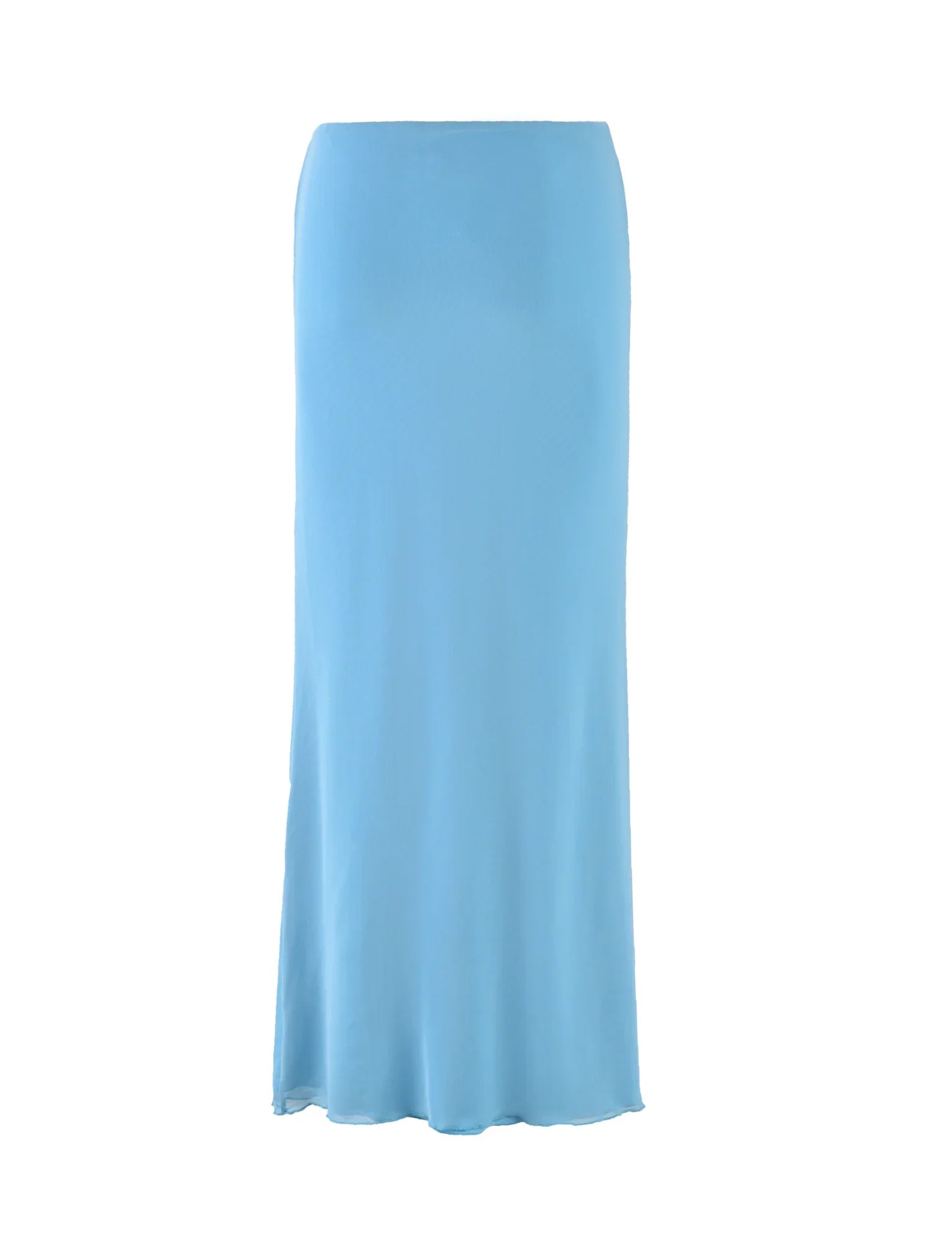 Elegancki póęprzezroczysty top ze spódnicą