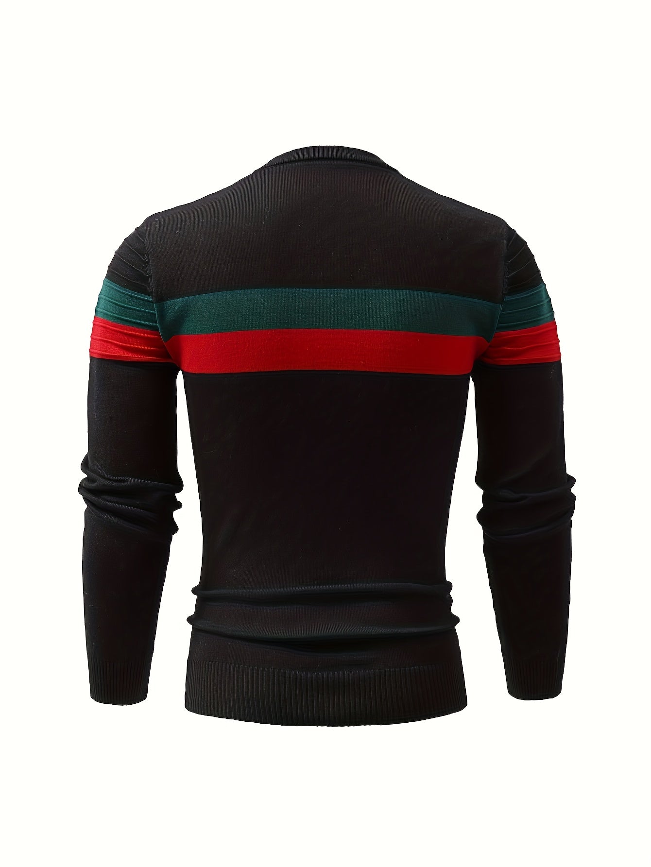 Dzianinowy sweter w paski
