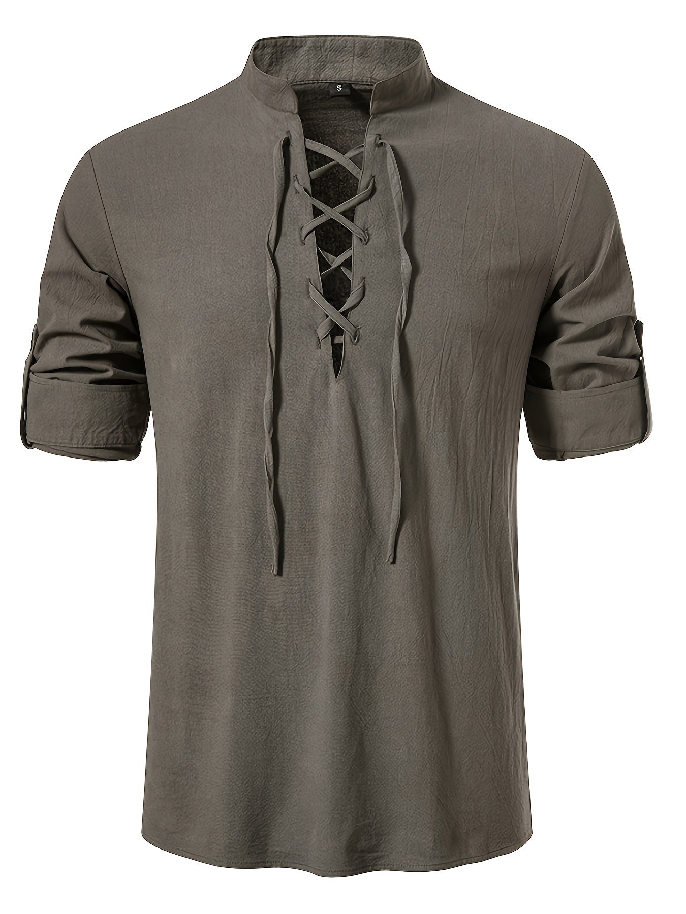Casualowa koszulka Henley z dęugim rêkawem