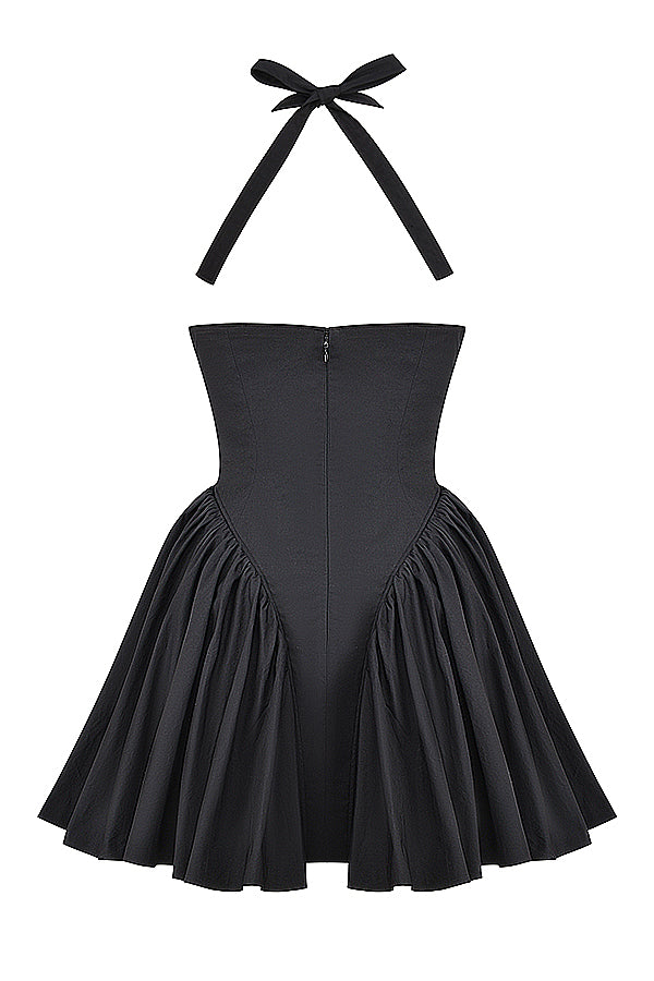Sukienka mini typu halter